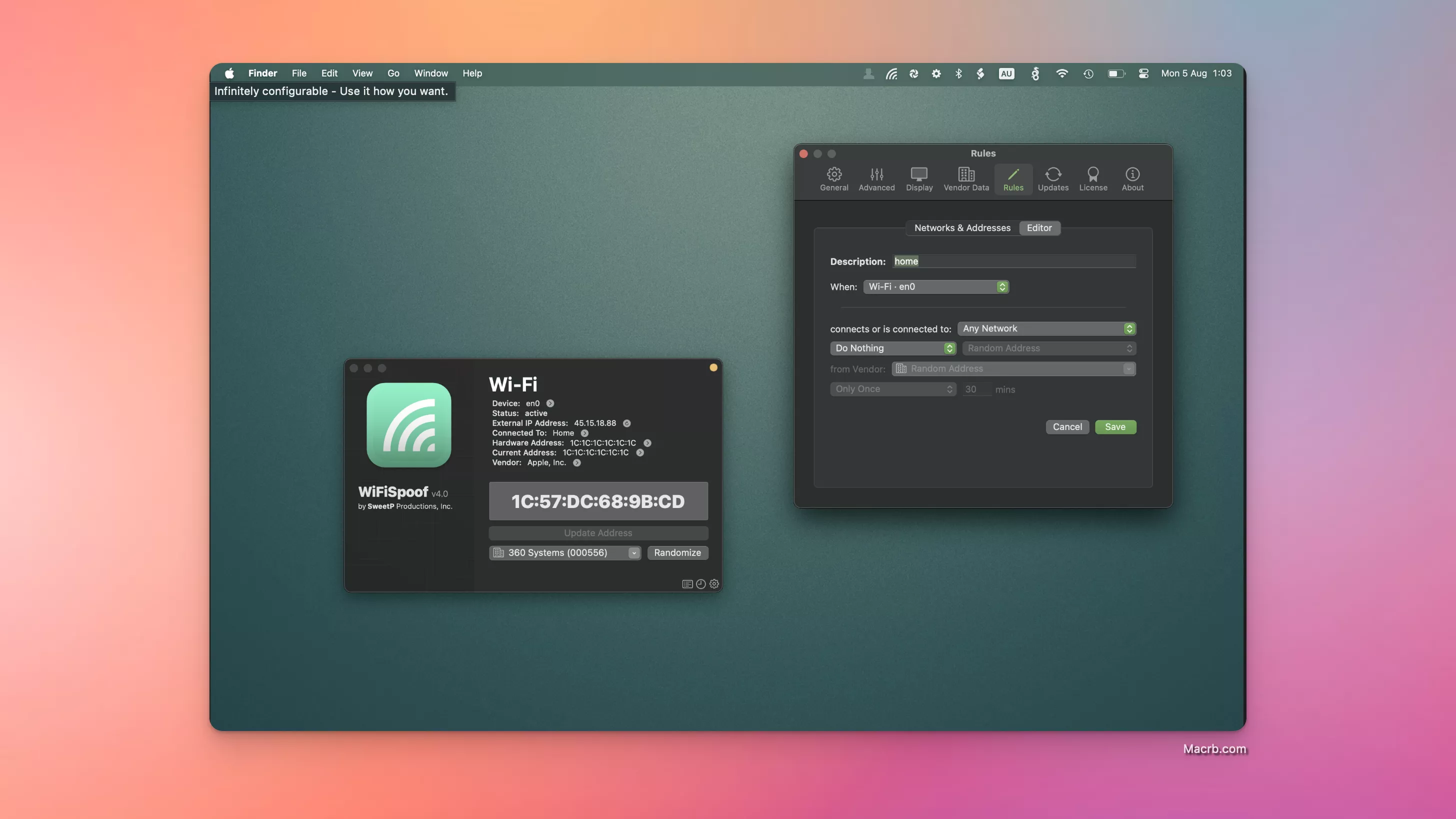 WiFiSpoof