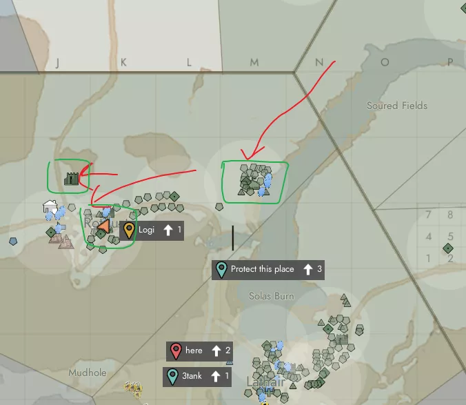 突袭进攻路线图